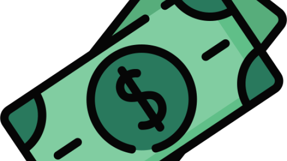 icons of dollar bills