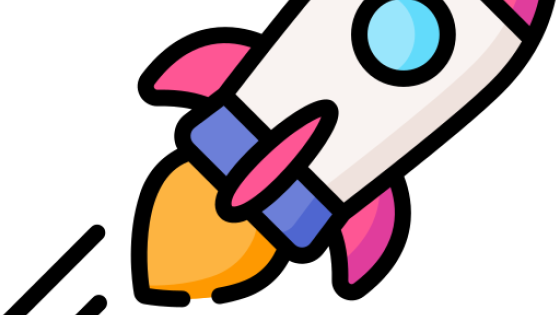 cartoon rocket